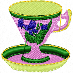 Mugs Embroidery Design 8 Mugs Embroidery Design 8